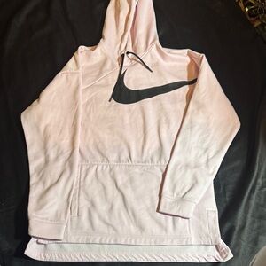 Nike Light Pink Hoodie with Black Swoosh